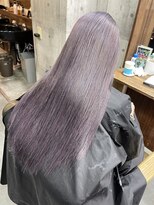 ラフ(LAFF)&nbsp;#バレイヤージュ#グレージュカラー#ボブウルフ#ココアベージュ