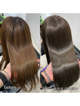 IJK 表参道 【髪質改善縮毛矯正+treatment税込¥16500】髪質改善縮毛矯正