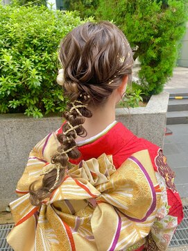 ブリエ(briller) MANAMI/あみおろし/紐アレンジ/振袖