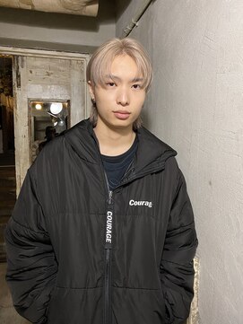 ロイジー(roijir) ミルクティーベージュ×センターパート