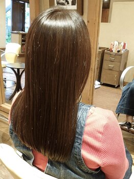 エムスタイル(M STYLE)の写真/酸熱トリートメントがリニューアル！髪内部までしっかり補修◎芯から潤い、ダメージを感じさせない髪へ♪