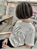 白髪ぼかし/グレージュアンブレラカラー