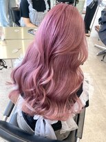 サンクプロジェクト(cinq PROJECT)&nbsp;ミルクティーピンクアッシュベージュダブルカラー顔周りレイヤー