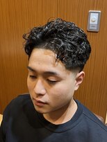 ヘアモード キクチ 銀座店&nbsp;理容室　銀座　個室理容室　スキンフェード　パーマスタイル