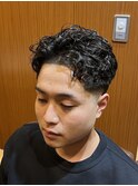 理容室 銀座 個室理容室 スキンフェード パーマスタイル