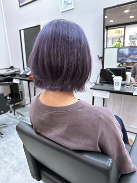 ログ(L.O.G) 【1ケアブリーチ】カット+1ケアブリーチ+カラー+トリートメント