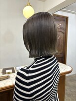 シエン 恵比寿(CIEN)&nbsp;オリーブグレージュ/ブリーチなしカラー/外はねボブ