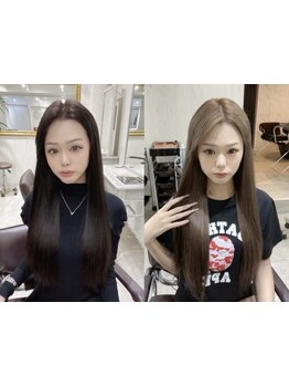 ロングエクステ(おへそ下)シールエクステ【53cm/60枚\10990/80枚\14900】【カラー+エクステ80枚\18900】