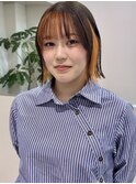 ”インナーカラーオレンジ
