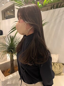 ジーナ 船橋(Zina) 髪質改善*ロングレイヤーグレーベージュ*美髪【Zina船橋】