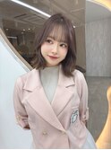 顔型別ヘアスタイル特集 /チェリーブラウン /ミニウルフ