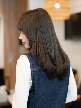 ビュートリアム ギンザ(BEAUTRIUM) 大人上品ローレイヤー＊顔まわりレイヤー＊透明感オリーブカラー