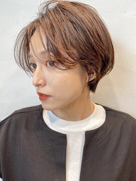 ガーデントウキョウ(GARDEN Tokyo) ショート／ショートボブ／前髪なし／ハイライト／髪質改善