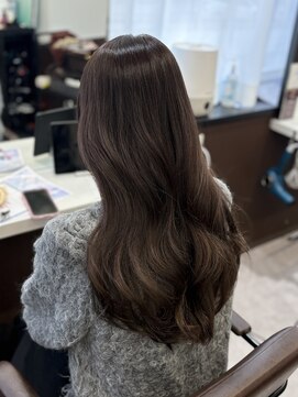 コビーバイジーナ 梅田茶屋町(Coby by Zina) ラベンダーブラウン/艶カラー【hina】