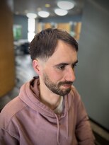 レオヘアワークス(LEO HAIR WORKS)&nbsp;マレットヘアー　新潟市床屋　メンズサロン　フェードカット