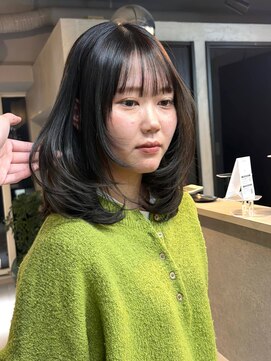 フォート(FORT) 韓国ヘアハッシュカットレイヤーカットバタフライレイヤー