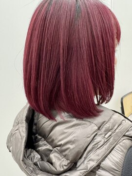 グーフィートーキョー 銀座(Goofy Tokyo) 【渋谷トモヒロ】冬のボルドー＆ステップカット/ダブルカラー