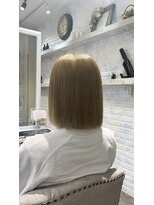 レナトゥス ヘアー オブ ネイル(Renatus Hair of Nail) イメチェン☆切りっぱなしボブ【新越谷/南越谷/髪質改善】