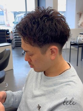 アンドメゾンオム(&Maison. homme) LILI/加古川/スパイキーショート/メンズ/ピンパーマ