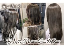 アンビシャス 入間(ambitious)の雰囲気（暗髪でも重く見えない、大人女性にも似合う上品な透け感カラー♪）