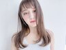 【3・4回目以降 塚本以外の担当】小顔カット×透明感カラー￥17600～(長さ別)