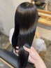 【 艶髪へ 】 OVERics 髪質改善×ストレート+カット 27500円→22000円