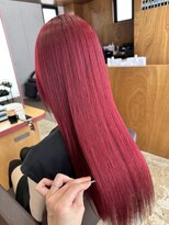 イロ ジェイアール JR奈良店(IRO)&nbsp;ハイトーンレッド/ブリーチ2回/髪質改善トリートメント