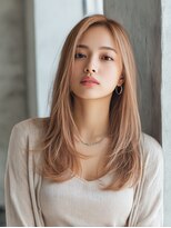 ロッソ 大橋店(Rosso) 柔らかベージュのナチュラルロング【大橋】