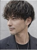 おでこ気になる方！Men’sショート脱力感がセクシーなパーマ大宮