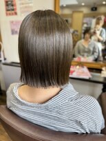 ヘアーメイク ダンス(hair make DANCE)&nbsp;＊赤みを抑えたオリーブブラウンボブ＊