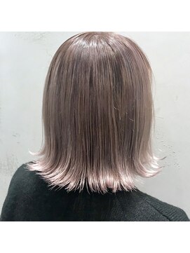 アンド バイ ヘアサロン(AND by hair salon) ラベンダーホワイトベージュ