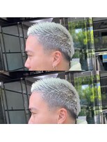 ザ オーダー(THE ORDER)&nbsp;ブリーチカラスキンフェードカットスパイキーショート