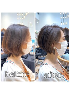 ロンド レグリーズ 立川(Lond leglise) 【山方 直也】マッシュショート×子育てママ×耳かけ×小顔