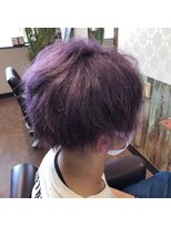 ヘアデザインアンドクリエーション リヴィエ(HAIR Design&Creation REVIE) REVIE×パープルカラー