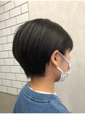 丸ボブ×ショートスタイル