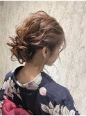 【marshu atre】ナチュラルブラウン×ヘアセット