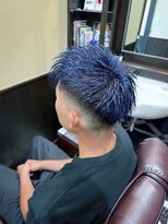 ヒロギンザ 秋葉原店(HIRO GINZA)&nbsp;深海ブルーオーシャンフェードスタイル