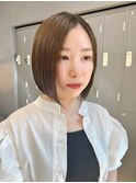 切りっぱなしボブ