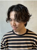 ミディアムウルフパーマ　ｙ