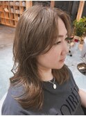 大人ミルクティーベージュ