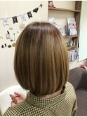 髪質改善カラーグラデーション