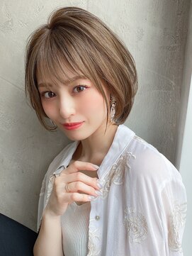 アフロートpd+ KOBE(AFLOATpd+) 【神戸初出店☆AFLOAT KOBE＋PD Smart Salon】王道ショート