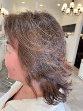 サロン ド コアフュール メランジェ(Salon de coiffure Melange) ミディアム大人パーマ