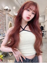 ロンドルーナ 岐阜(Lond Luna) 【岐阜】デザインカラー/韓国くびれヘア顔周りレイヤーカット