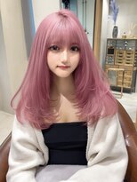 ロンド ジュルード 名古屋(Lond jeloud)&nbsp;ハイトーンピンクカラー！ブリーチ3回