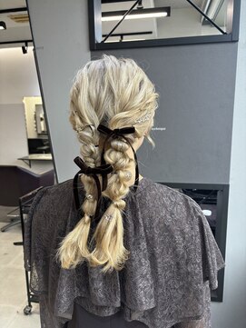 ジルバイジゼル(JILL by GiseL) ツインあみおろしアレンジ