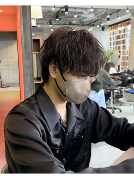 ロロネー 池田(Lolonois) 波巻きスパイラルパーママッシュショート無造作パーマ刈り上げ