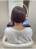 ショートボブ★カシスピンク