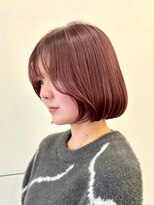 カムジーヘッドカミノウラ(COMEGHEAD KAMINOURA)&nbsp;ダブルカラーピンクカラーインナーカラーベージュカラーブリーチ