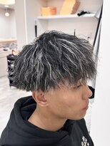 ダズルヘアーブラスト(DAZZLE hair BLAST)&nbsp;ホワイトハイライト/ツイストパーマ/ホワイトメッシュ